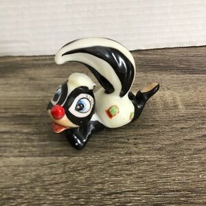 Vtg Japan Anthropomorphic Skunk Figurine